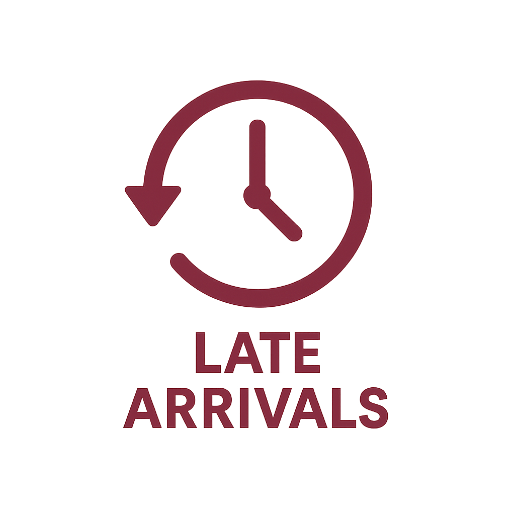 Late Arrival Policy